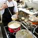 The Big Salad employee prepares a bowl of soup for a customer on Friday, July 5. Daniel Brenner I AnnArbor.com